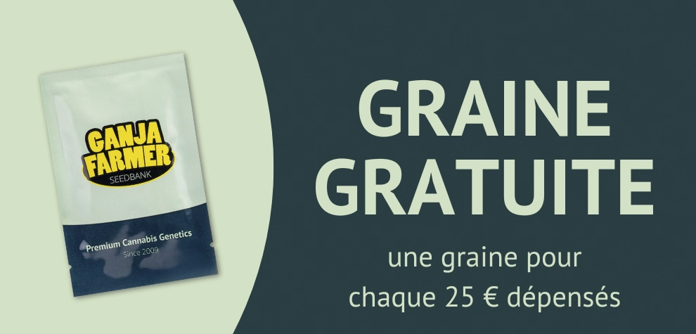 1 graine gratuite pour chaque 25 € dépensés