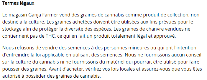Conditions juridiques